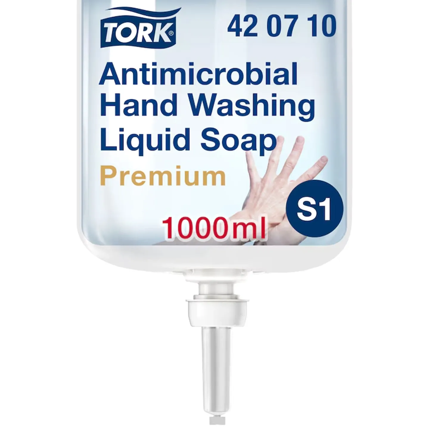 Tork 420710 antimikrobielle Flüssigseife zur Händedekontamination S1 6 x 1000 ml