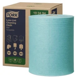 Tork 190494 Fusselarme Reinigungstücher W1, W2, W3, 1-lagig, 180 Meter
