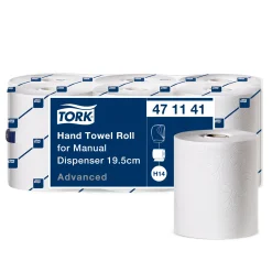 Tork 471141 H14 Rollenhandtuch für manuelle Spender (Lotus nextTurn) 2-lagig, 160 Meter