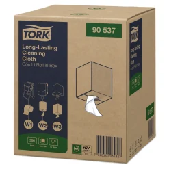 Tork 90537 langlebige Reinigungstücher W1, W2, W3 1-lagig, 114 Meter