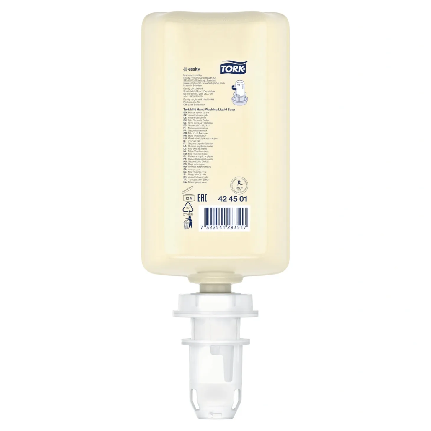 Tork 424501 Mild-Duftende Flüssigseife S4 6 x 1000 ml