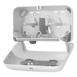 Tork OptiServe Doppelrollenspender für hülsenloses Midi-Toilettenpapier T7 horizontal