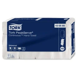 Tork 100585 PeakServe Universal Endlos Papierhandtücher W-Falz H5 20,1 x 22,5 cm, 1-lagig, weiß