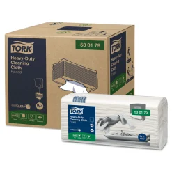 Tork 530179 Premium extra starke Reinigungstücher W4 weiß, 1-lagig, 35,5 x 41,5 cm, 420 Tücher