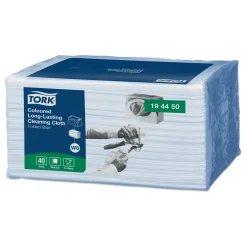 Tork Premium langlebige, farbige Reinigungstücher W8 1-lagig, 30 x 38 cm, 320 Tücher