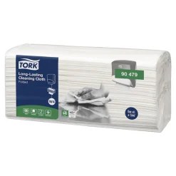 Tork 90479 Premium langlebige Reinigungstücher W4 weiß 1-lagig, 35,5 x 41 cm, 360 Tücher