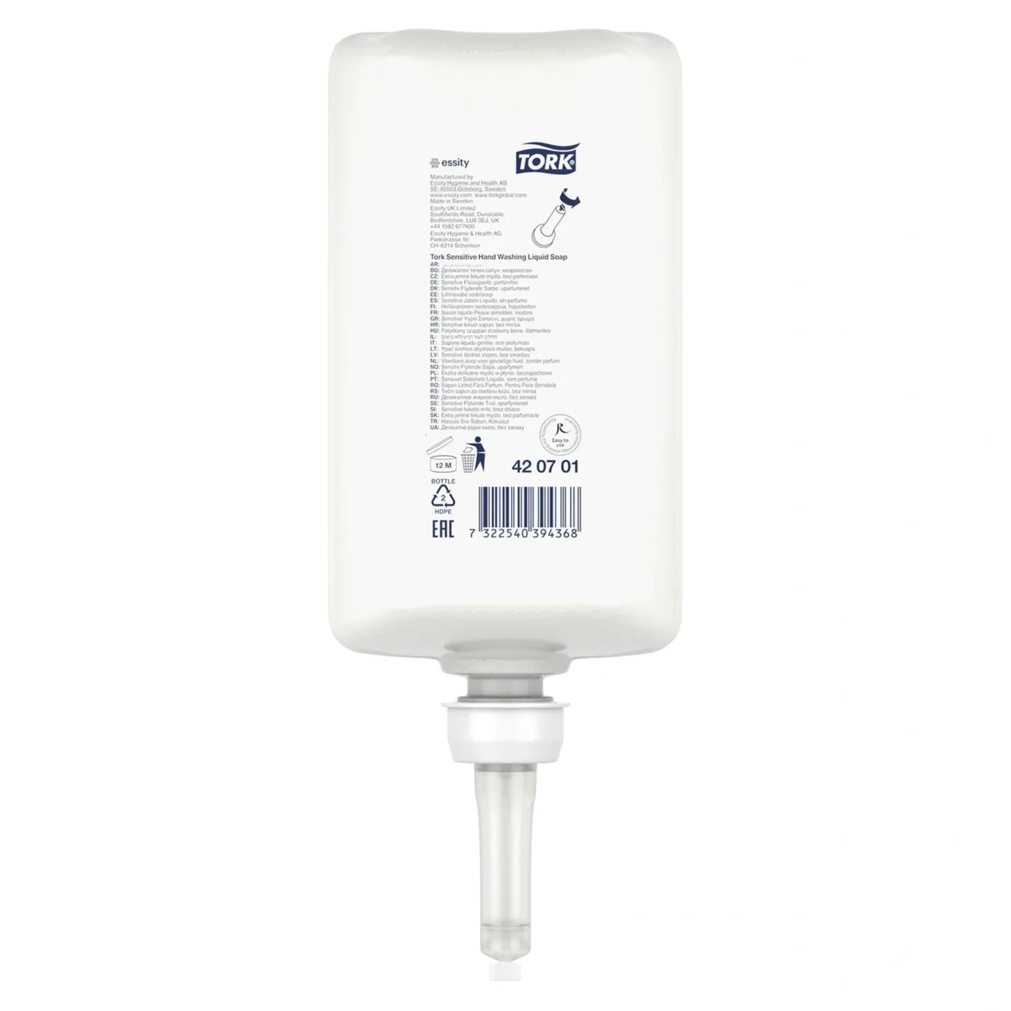 Tork 420701 Sensitive Flüssigseife S1 6 x 1000 ml