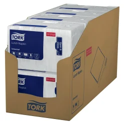 Tork 509308 Universal Lunchserviette 1/8-Falz, 32,5 x 32,5 cm, 1-lg, weiß