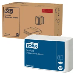 Tork 10933 Universal Spenderserviette N2 Fastfold, 30 x 24 cm, 1-lg, weiß