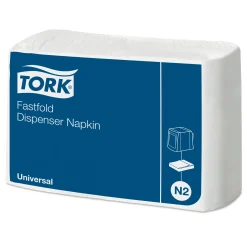 Tork 10933 Universal Spenderserviette N2 Fastfold, 30 x 24 cm, 1-lg, weiß