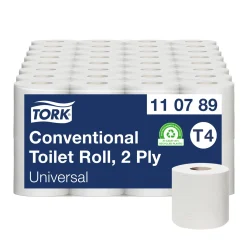Tork 110789 Universal Toilettenpapier Kleinrolle T4 2-lagig 250 Blatt