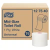 Tork 127540 Universal Toilettenpapier Midi-Rolle T6 1-lagig, 135 Meter