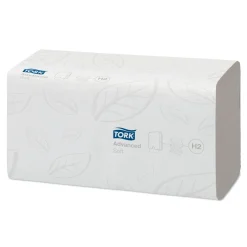 Tork 120398 Xpress Advanced Papierhandtücher Multifold Interfold H2 21,2 x 25,5 cm, 2-lagig, weiß