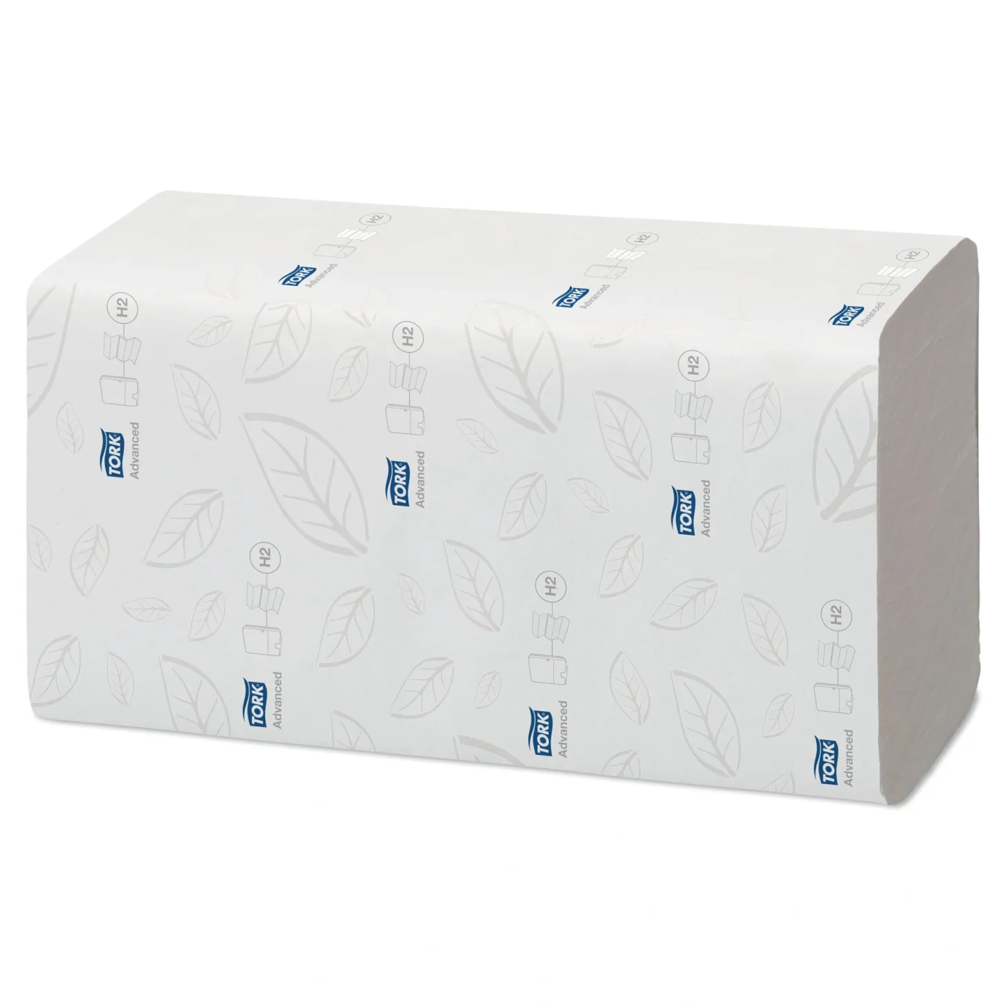 Tork 129089 Xpress Advanced schnellauflösende Papierhandtücher Multifold H2 21,3 x 24 cm, 2-lagig, weiß