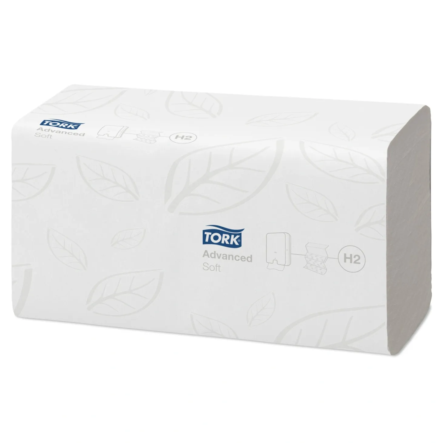 Tork 130289 Xpress Advanced weiche Papierhandtücher Multifold Interfold H2 21,3 x 24 cm, 2-lagig, weiß