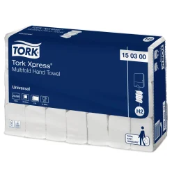 Tork 150300 Xpress Universal Papierhandtücher Recycling Multifold W-Falz H2 19,6 x 34 cm 2-lagig, weiß