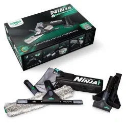 Unger ErgoTec Ninja Komplett-Set 6 in 1 Glasreinigungsset, 6-teilig, 35 cm