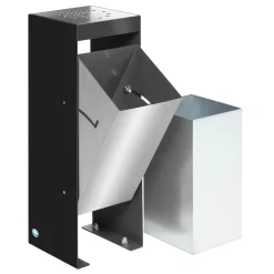 VAR Abfallsammler mit Ascher Q 25, 60 Liter
