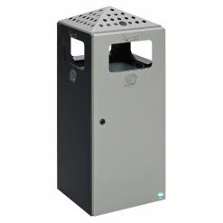 VAR Abfallsammler mit Ascher H 92, 80 Liter