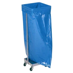 VAR Abfallsammler Typ SHR 120, verzinkt, fahrbar, 120 Liter