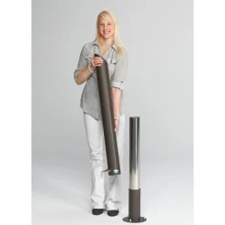 VAR Aschenbecher Standsäule SG 100 Edelstahl