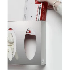 VAR Handschuhspender Edelstahl mit 3 Fächern