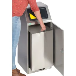 VAR Wertstoffsammelgerät WSG 75 S mit Pedal, 75 Liter