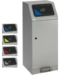VAR Wertstoffsammelgerät WSG 75 S mit Pedal, 75 Liter