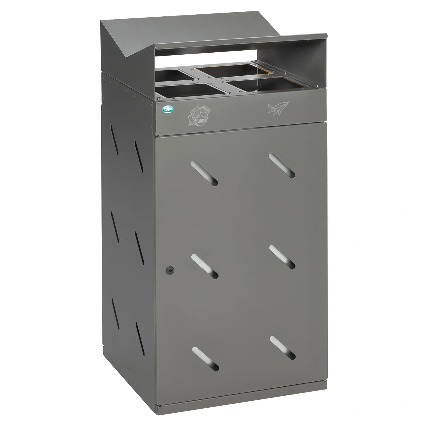 VAR Wertstoffsammelstation WS 58, 4 x 50 Liter