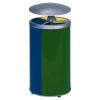 VAR Wertstoffstation 3-fach, mit Dach, 3 x 30 Liter