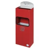 VAR WH 51 Abfallsammler 4 Liter mit Ascher 800 ml mit Schild