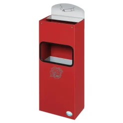 VAR WH 51 Abfallsammler 4 Liter mit Ascher 800 ml mit Schild