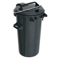 Vepa Bins Abfallbehälter 50 Liter aus Kunststoff mit Klappdeckel