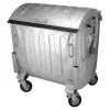 Vepa Bins Großraummüllcontainer 1100 Liter mit Schiebedeckel, stahlverzinkt