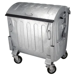 Vepa Bins Großraummüllcontainer 1100 Liter mit Schiebedeckel, stahlverzinkt