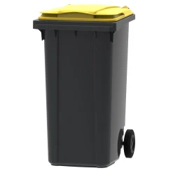 Vepa Bins Mini Container 240 Liter mit Klappdeckel zweifarbig