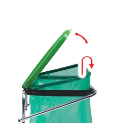 Vepa Bins Wallfix-Abfallsackhalter, zur Wandmontage, 130 Liter