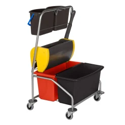 Vermop Twixter II Nasswischwagen aus Edelstahl