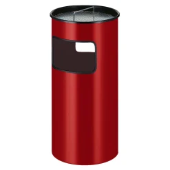 V-Part Ascher-Papierkorb 50 Liter mit Einwurföffnung
