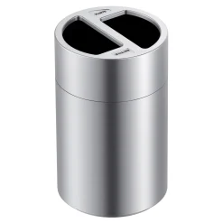 V-PART Großvolumiger Recycling-Abfalleimer 2x60 Liter