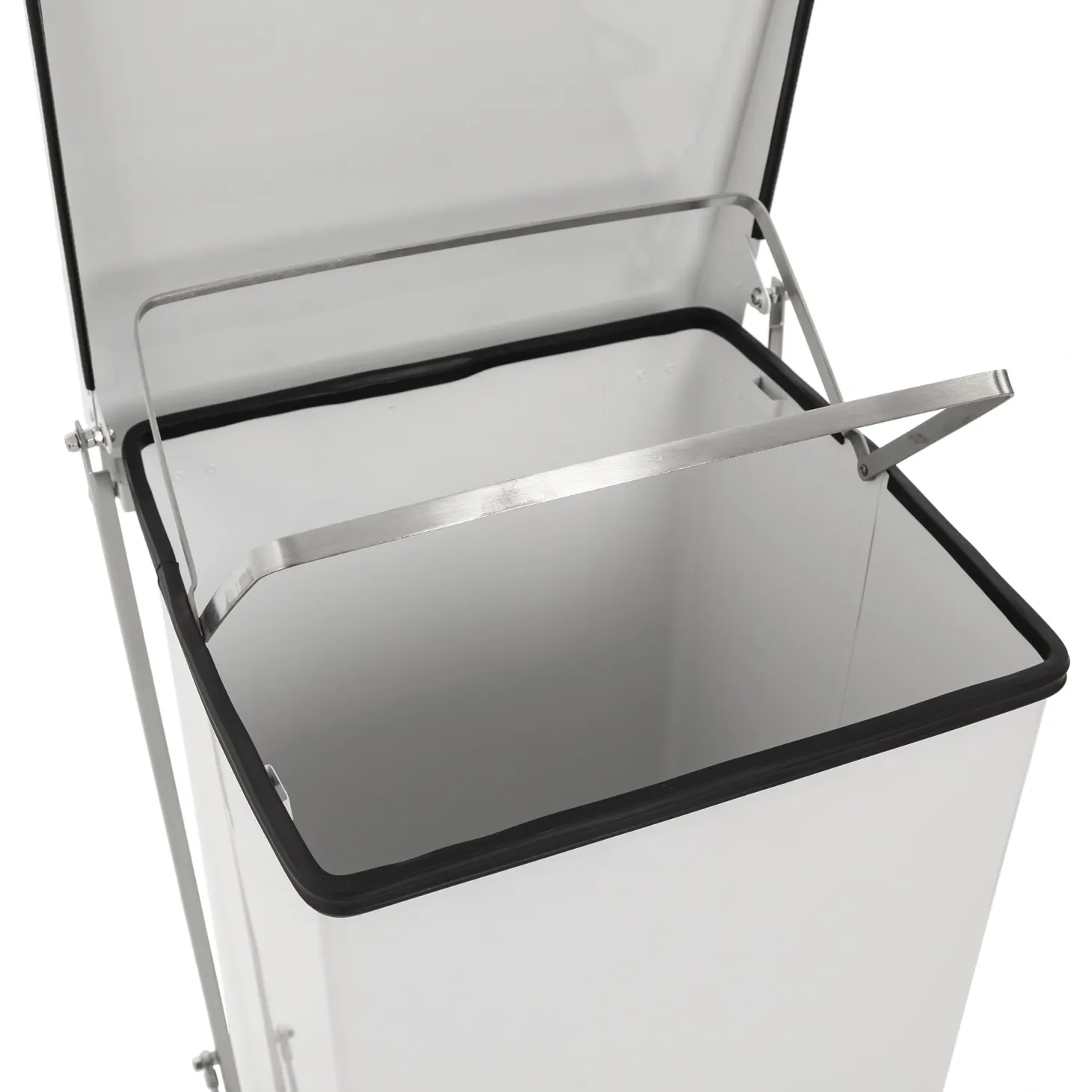 V-Part Industrieller Tritt-Mülleimer 45 Liter