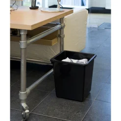V-Part Viereckiger Papierkorb Kunststoff 27 Liter offen