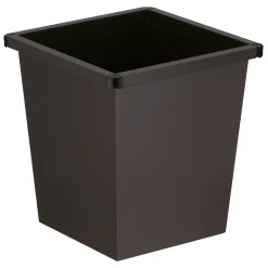 V-Part Viereckiger Papierkorb Metall 27 Liter offen