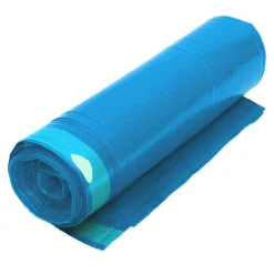 WBV Müllsäcke mit Zugband 120 Liter, blau, 38 my (Typ 60)