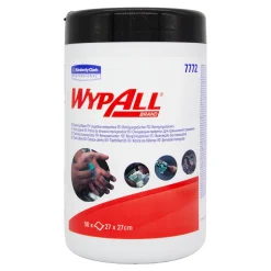 WypAll 7772 Industriereinigungstücher grün in Spenderdose, 27 x 27 cm, 300 Tücher