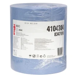 WypAll 8347 Power Clean Reinigungstücher Großrolle X80 blau 1-lagig, 31,5 cm breit, 475 Tücher